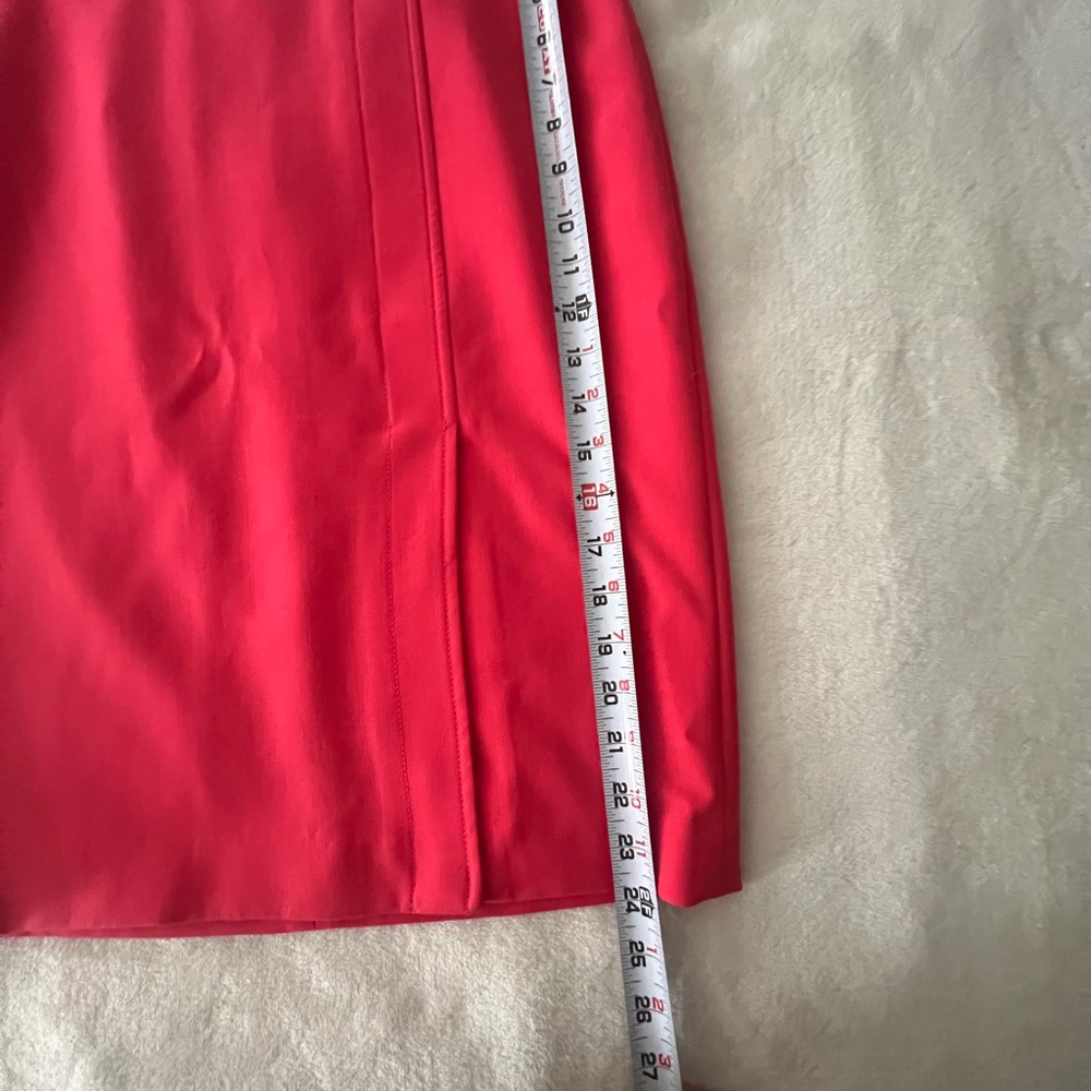 Ann Taylor Vibrant Red Pencil Skirt - Picture 10 of 13